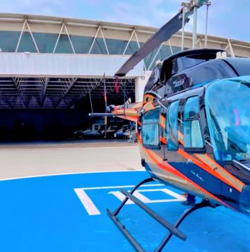 Pisos para industria automotriz y aeronáutica - Helípuerto